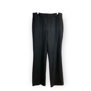TALBOTS Heritage Boot Black Trousers Dress Pants Size 12 Career Business